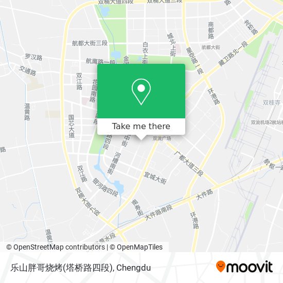 乐山胖哥烧烤(塔桥路四段) map