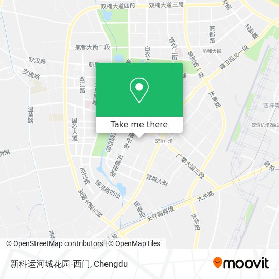 新科运河城花园-西门 map