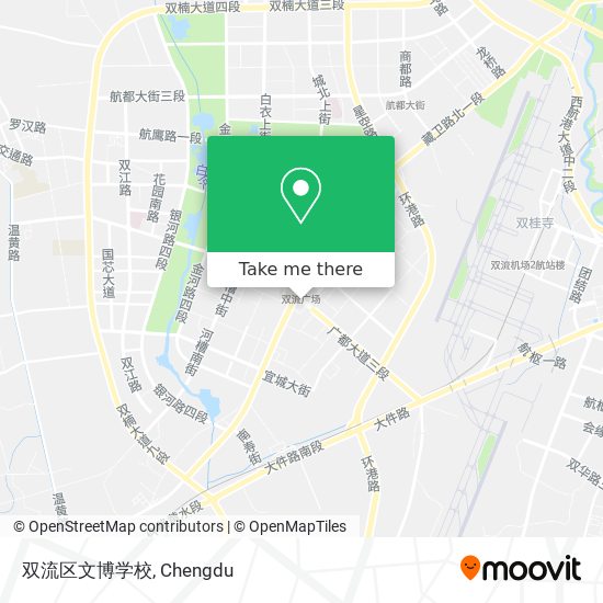 双流区文博学校 map