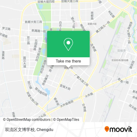 双流区文博学校 map