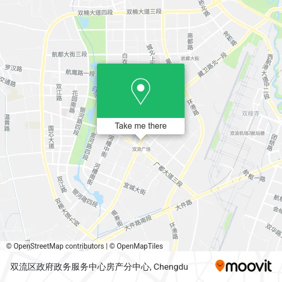 双流区政府政务服务中心房产分中心 map