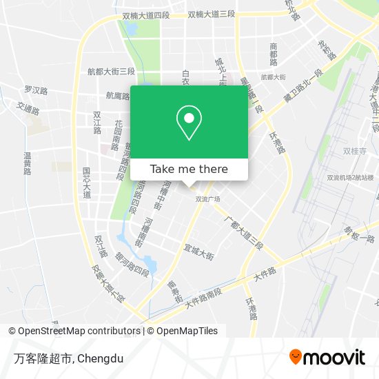 万客隆超市 map