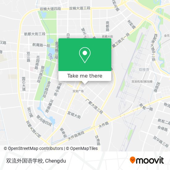 双流外国语学校 map