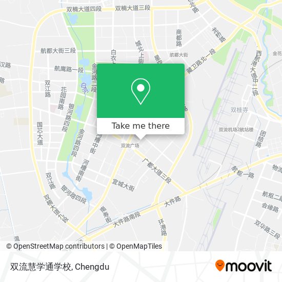 双流慧学通学校 map