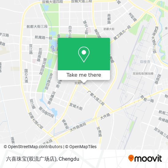 六喜珠宝(双流广场店) map