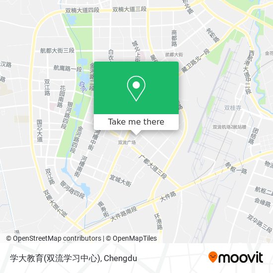 学大教育(双流学习中心) map