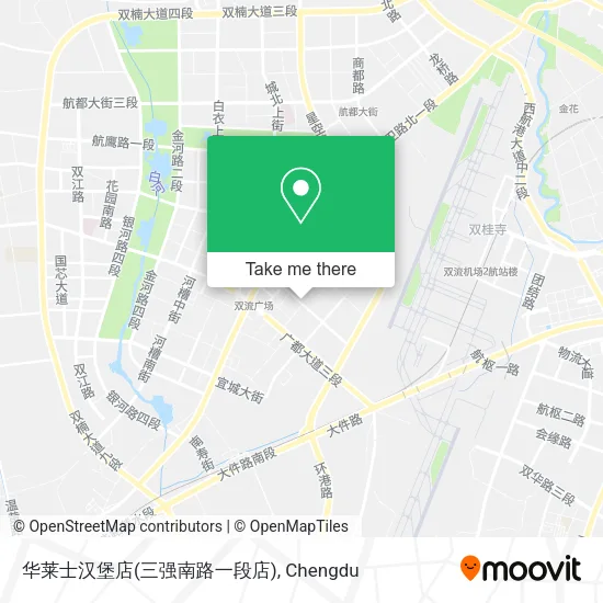 华莱士汉堡店(三强南路一段店) map
