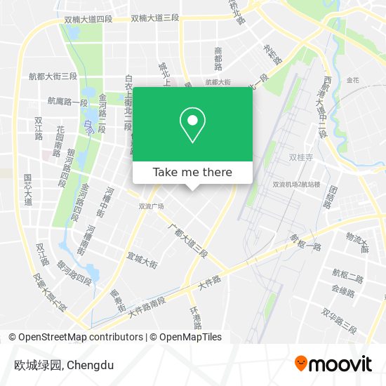 欧城绿园 map