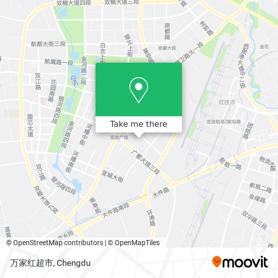 万家红超市 map