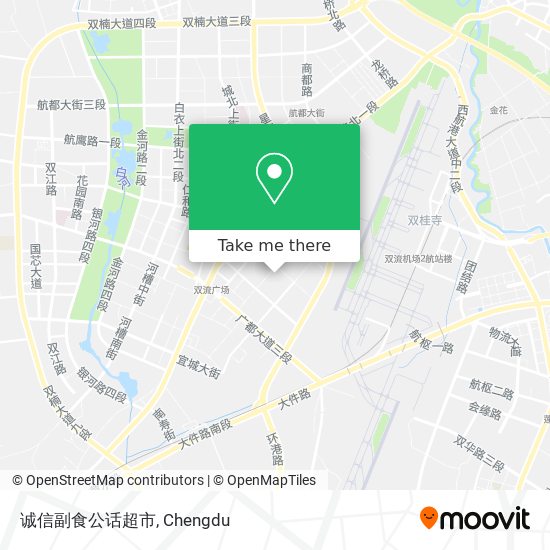 诚信副食公话超市 map