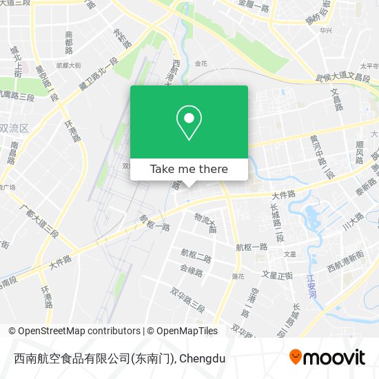 西南航空食品有限公司(东南门) map