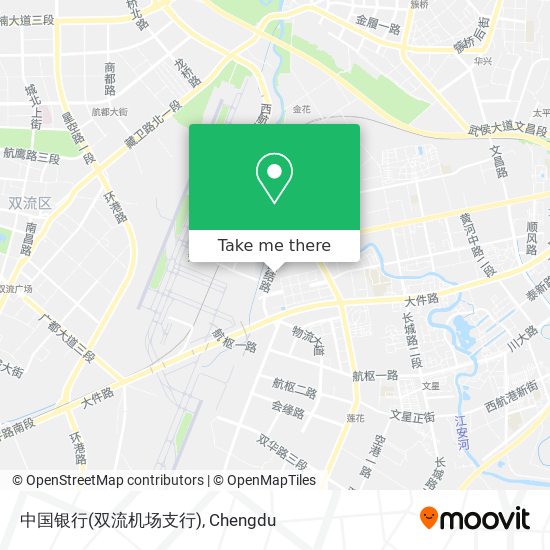 中国银行(双流机场支行) map