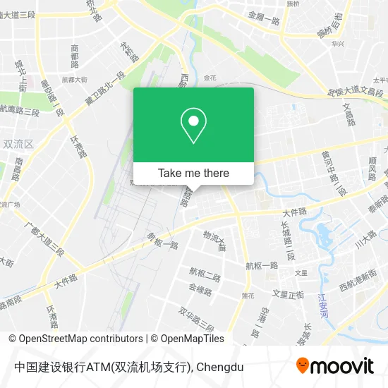 中国建设银行ATM(双流机场支行) map