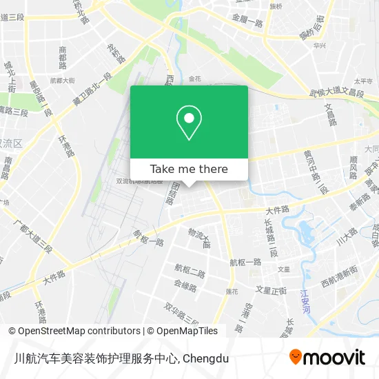 川航汽车美容装饰护理服务中心 map