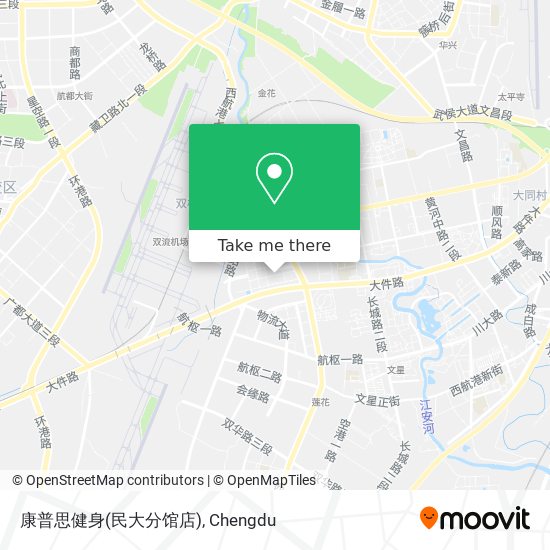 康普思健身(民大分馆店) map