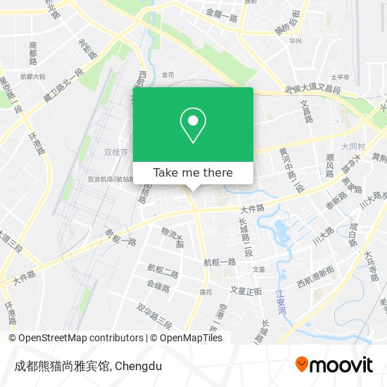 成都熊猫尚雅宾馆 map