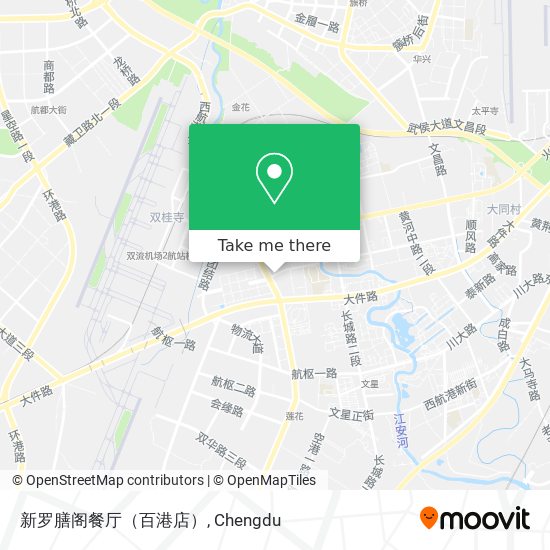新罗膳阁餐厅（百港店） map