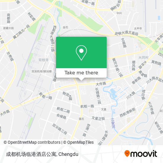 成都机场临港酒店公寓 map