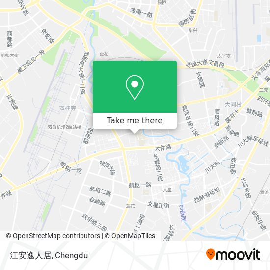 江安逸人居 map