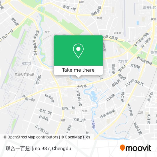 联合一百超市no.987 map