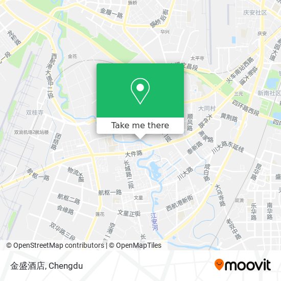 金盛酒店 map