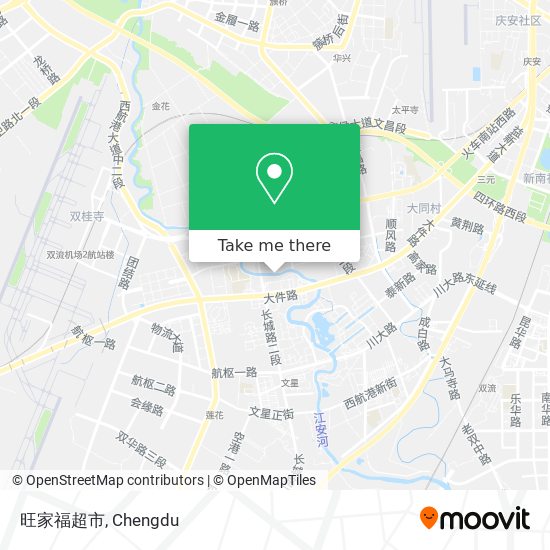 旺家福超市 map