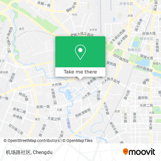 机场路社区 map
