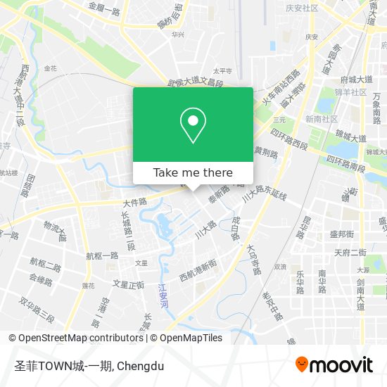 圣菲TOWN城-一期 map