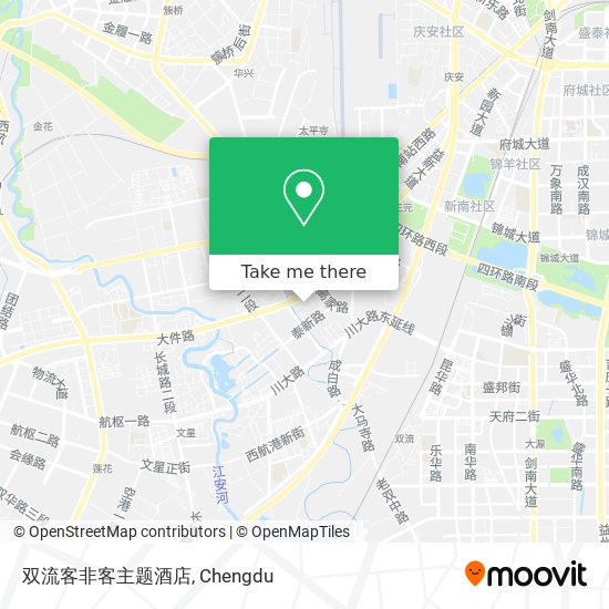 双流客非客主题酒店 map