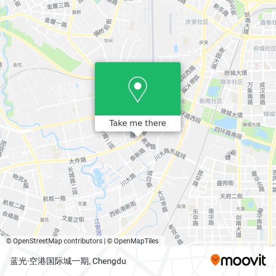 蓝光·空港国际城一期 map