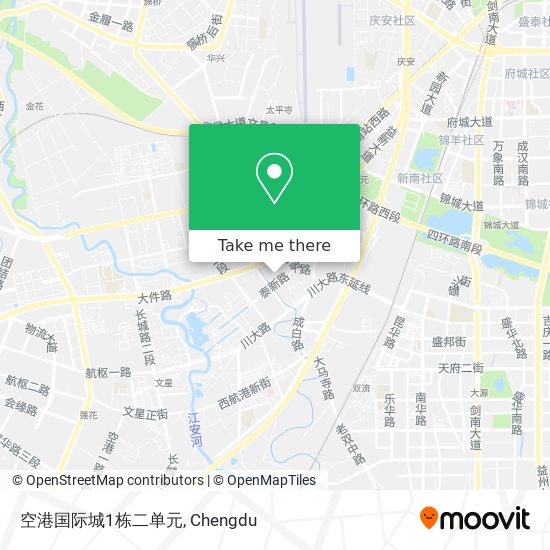 空港国际城1栋二单元 map