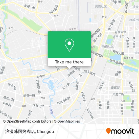浪漫韩国烤肉店 map