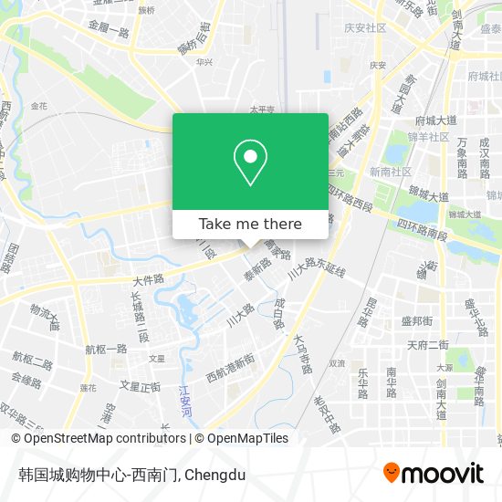 韩国城购物中心-西南门 map