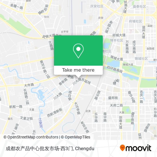 成都农产品中心批发市场-西3门 map