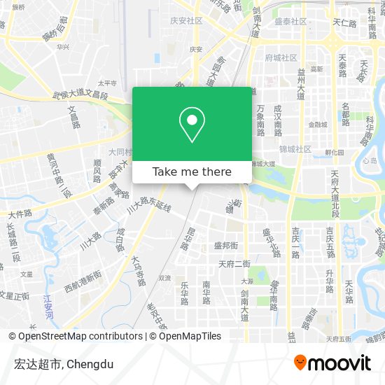宏达超市 map