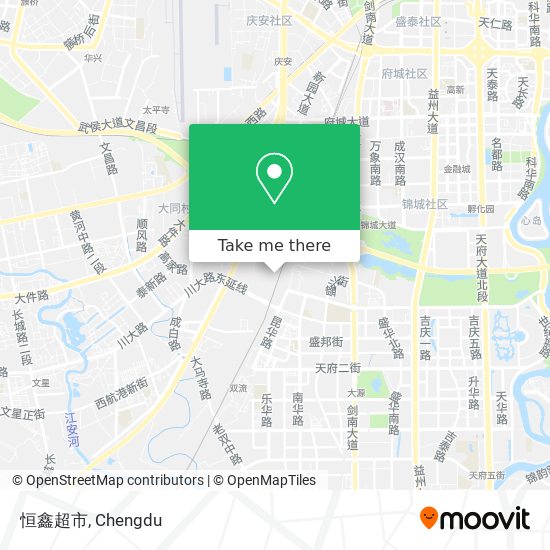 恒鑫超市 map
