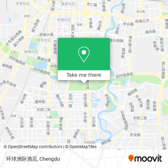 环球洲际酒店 map