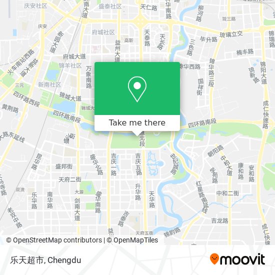 乐天超市 map