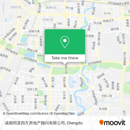 成都同道四方房地产顾问有限公司 map