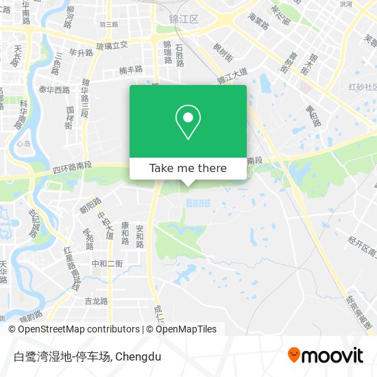白鹭湾湿地-停车场 map