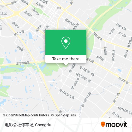 电影公社停车场 map