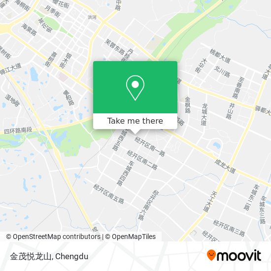 金茂悦龙山 map