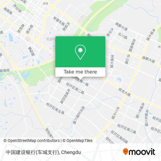 中国建设银行(车城支行) map