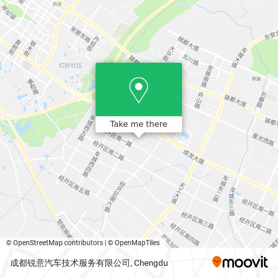 成都锐意汽车技术服务有限公司 map