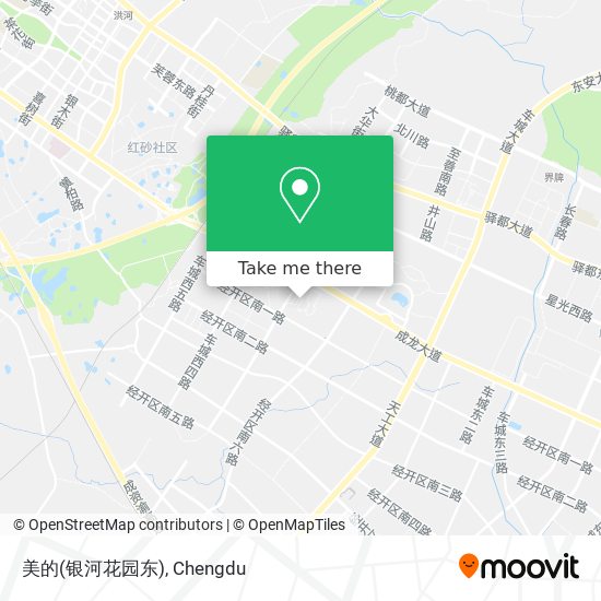美的(银河花园东) map