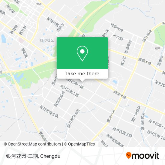 银河花园-二期 map