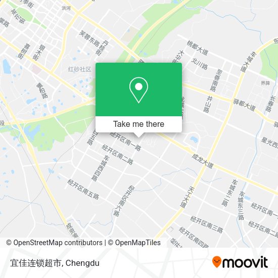 宜佳连锁超市 map