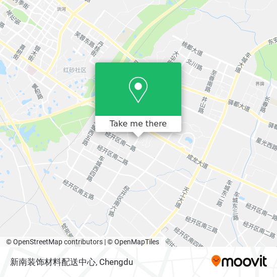 新南装饰材料配送中心 map