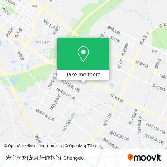 宏宇陶瓷(龙泉营销中心) map
