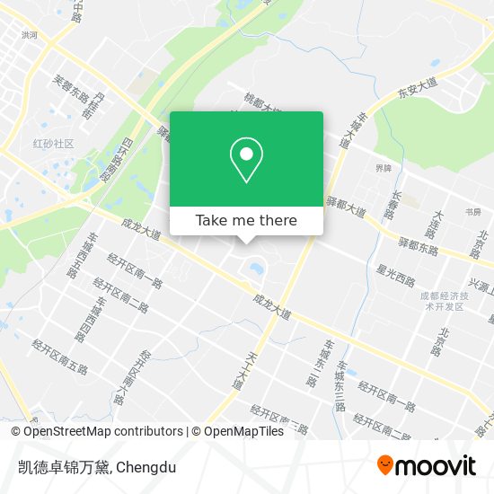 凯德卓锦万黛 map